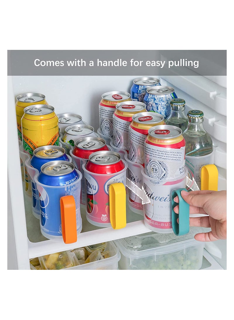 SYOSI Portable Soda Can Organizer for Refrigerator Shelves, Beer Can Racks, Refrigerator Storage Sliders (3-Pack) 1 - Image 4