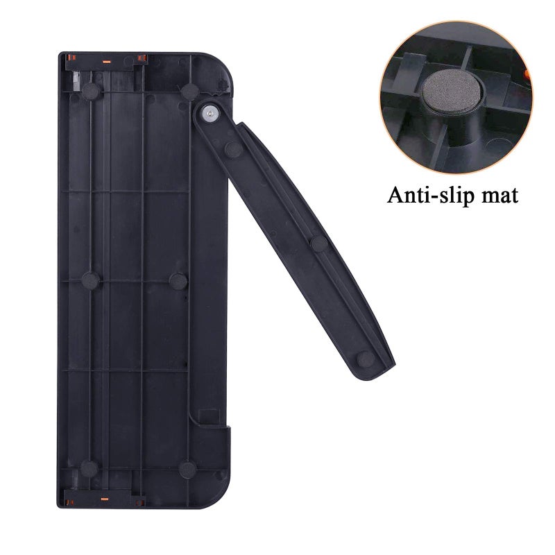ArtAt A4 Paper Cutter Guillotine Trimmer - 12 Inch Heavy Duty Craft & Office Tool with Automatic Safety Blade, Side Ruler for Cardstock, Coupons, Photos, Labels (Black) - Image 5