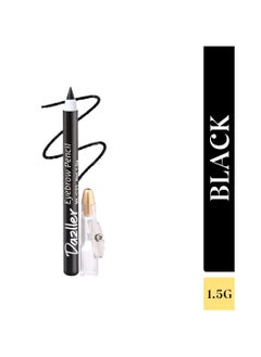 DAZLLER Dazller Eyebrow Pencil 1.5g Black Pack of 6 Precision Eyebrow Pencil with Creamy Wax Formula Earthen Pigments  - Image 2