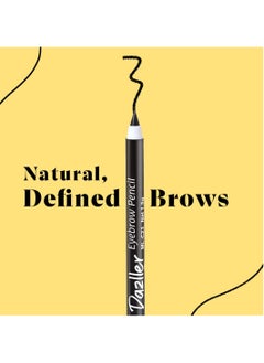 DAZLLER Dazller Eyebrow Pencil 1.5g Black Pack of 6 Precision Eyebrow Pencil with Creamy Wax Formula Earthen Pigments  - Image 3