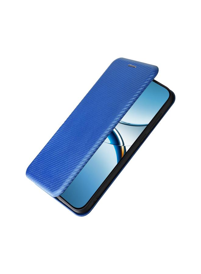 اس-توب جراب هاتف OPPO Find X8 مصنوع من جلد قلاب وملمس ألياف الكربون - Image 4