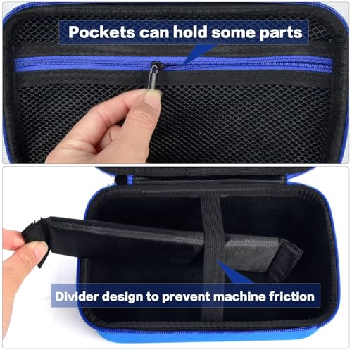 Grapsa Case Compatible with Ufree/for AngFan/for Suprent/for GLAKER/for Romanda Professional Hair Clippers, Beard Trimmer Grooming Storage Holder for Cordless Barber & Trimmers Set (Box Only) -Blue - Image 5