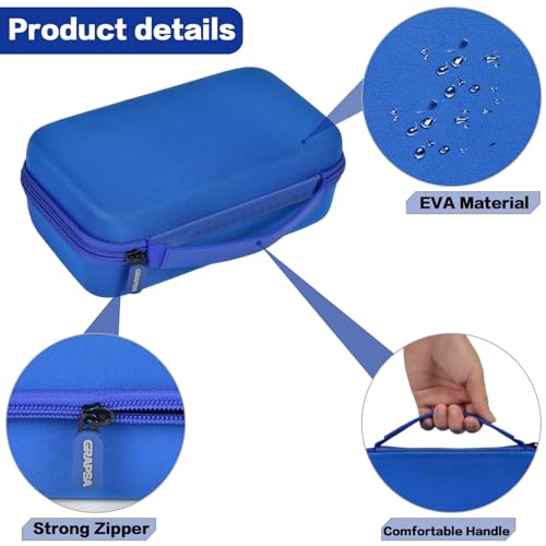 Grapsa Case Compatible with Ufree/for AngFan/for Suprent/for GLAKER/for Romanda Professional Hair Clippers, Beard Trimmer Grooming Storage Holder for Cordless Barber & Trimmers Set (Box Only) -Blue - Image 2