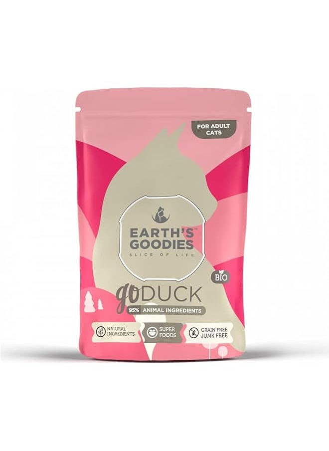 EARTH'S GOODIES - Goduck Organic Duck With Superfoods For Cats 85 G - Image 1
