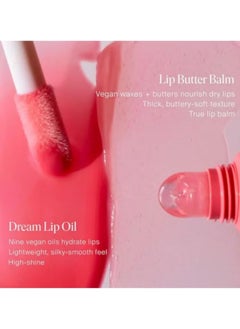 SUMMER FRIDAYS Summer Fridays Dream Lip Oil for Moisturizing Sheer Coverage, High-Shine Tint, and Deep Hydration - Pink Cloud (0.15 Oz)  - Image 3