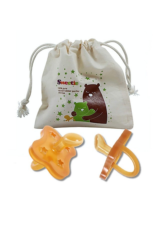Sweetie Rubber Star Shape Orthodontic Pacifier Rubber 1 Count (1218 Large) - Image 1