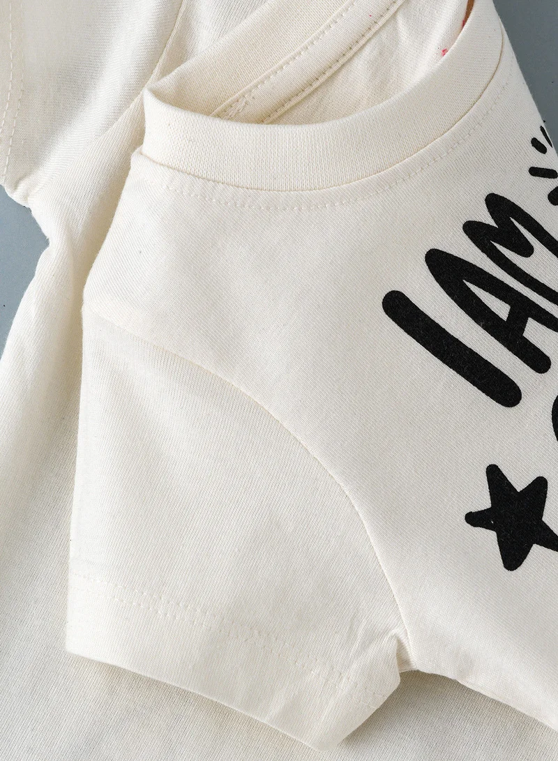 Jelliene Basic round neck graphic t-shirt