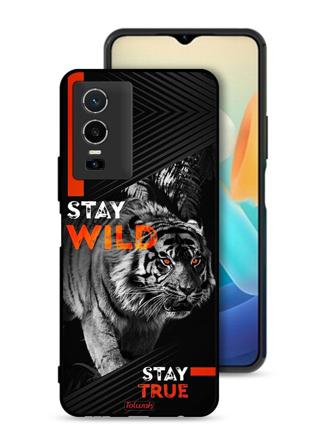 Tolwak Vivo Y76 5G Protective Case Cover Stay Wild Stay True  - Image 1