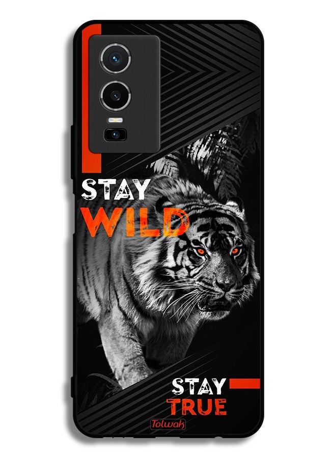Tolwak Vivo Y76 5G Protective Case Cover Stay Wild Stay True  - Image 2