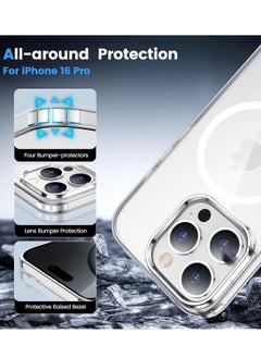 Houmt iPhone 16 Pro Magnetic Case Compatible with MagSafe Support Wireless Charging iPhone 16 Pro Cover Anti Scratch Shockproof Protective Case for iPhone 16 Pro 6.3 inch  - Image 3