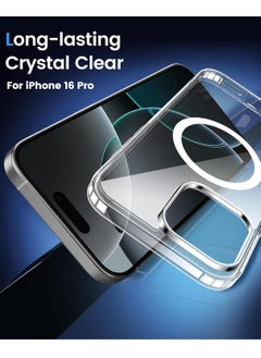 Houmt iPhone 16 Pro Magnetic Case Compatible with MagSafe Support Wireless Charging iPhone 16 Pro Cover Anti Scratch Shockproof Protective Case for iPhone 16 Pro 6.3 inch  - Image 4