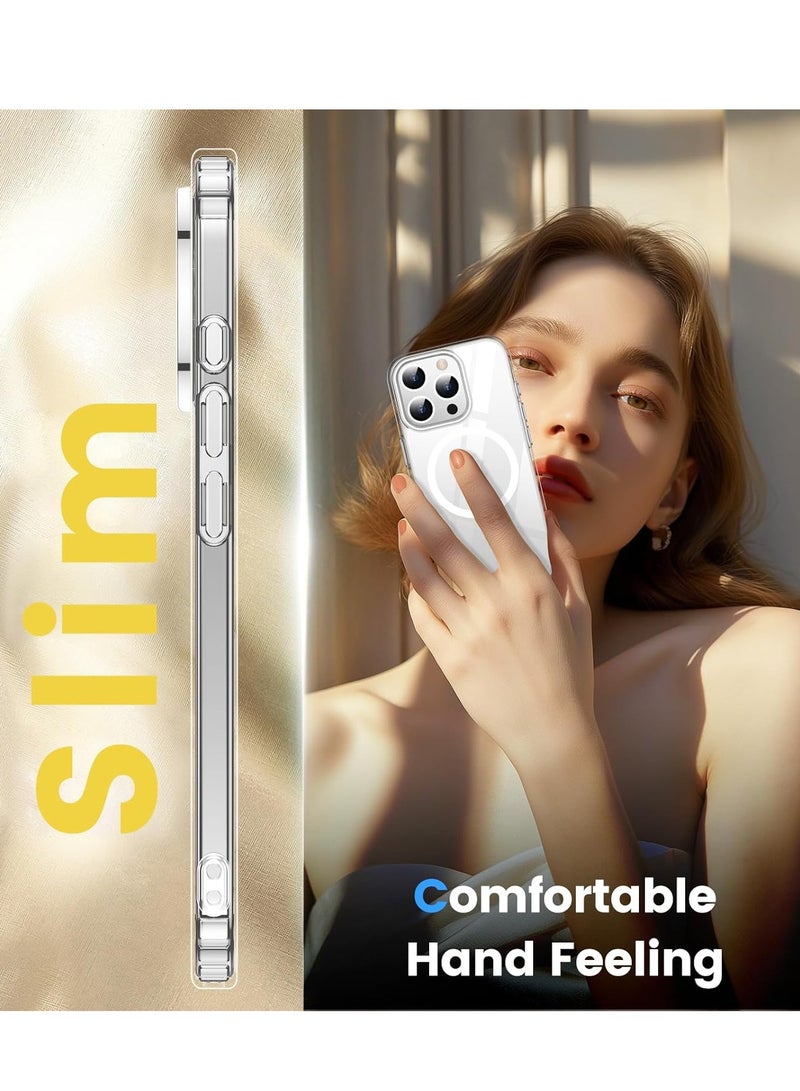 Houmt iPhone 16 Pro Magnetic Case Compatible with MagSafe Support Wireless Charging iPhone 16 Pro Cover Anti Scratch Shockproof Protective Case for iPhone 16 Pro 6.3 inch - Image 5