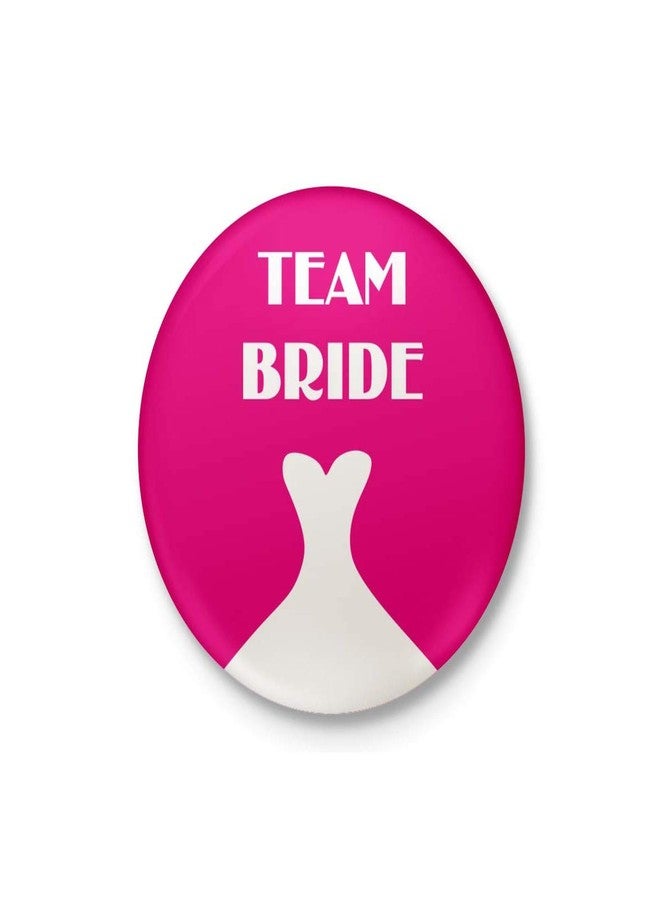 Eagletail India Team Bride #80 Pin Badge (Pack of 9, 58mm) - Image 1