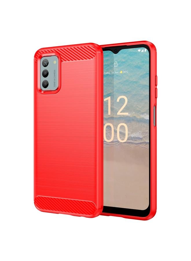 اس-توب جراب لهاتف Nokia G22 مصنوع من ألياف الكربون المصقولة TPU - Image 1