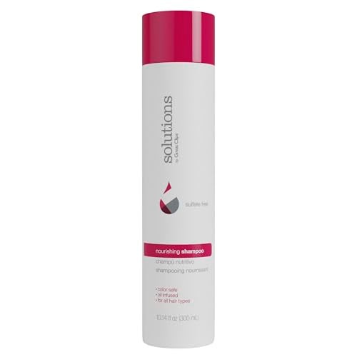 GREAT CLIPS Solutions Nourishing Shampoo 10oz | Argan Oil | Sulfate and Paraben Free | Moisturizes and Restores Shine | Safe for Color-treated Hair - Image 1