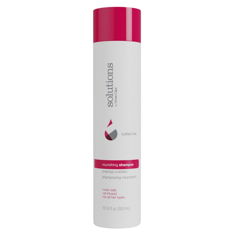 GREAT CLIPS Solutions Nourishing Shampoo 10oz | Argan Oil | Sulfate and Paraben Free | Moisturizes and Restores Shine | Safe for Color-treated Hair - Image 2