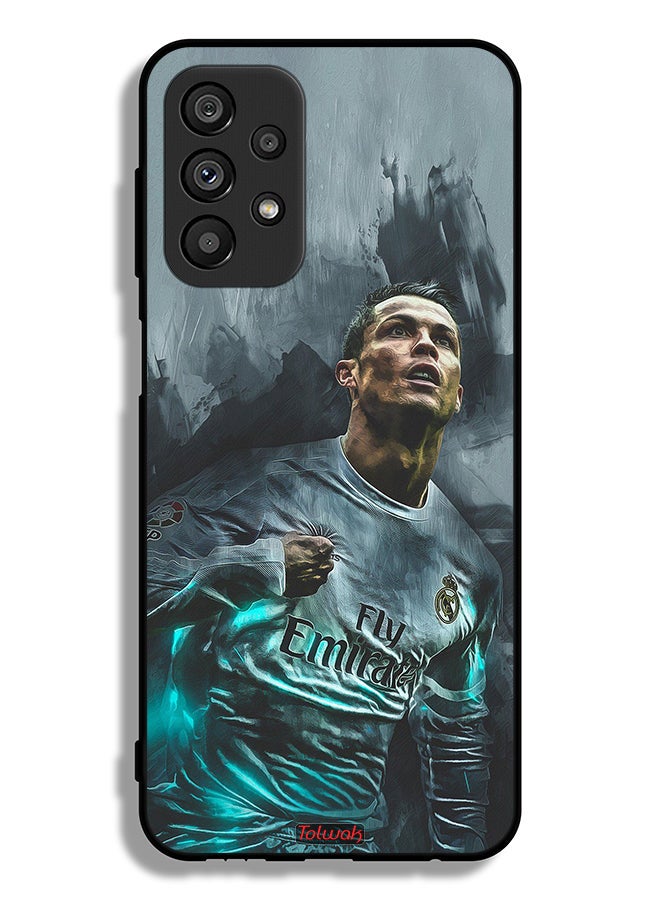 Tolwak Samsung Galaxy A23 5G Protective Case Cover Cristiano Ronaldo Art - Image 1