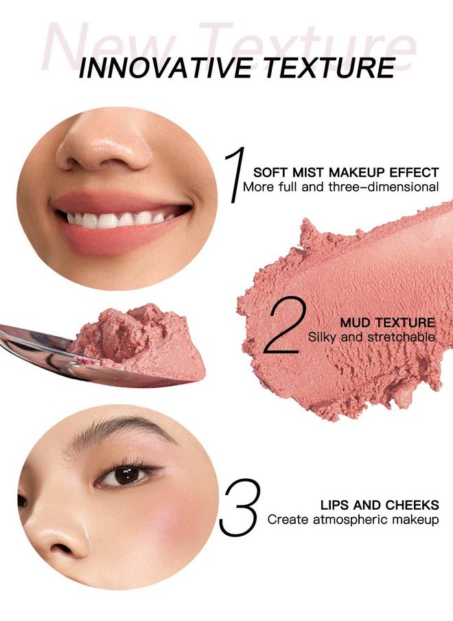 INTO YOU - Matte Lipstick Lip Mud, Waterproof Long Lasting Smudge Proof Velvet Lip Stains, Multipurpose For Lip And Cheek, Nonstick Cup Not Fade Lip Gloss Makeup Cosmetics Official Directly (Em05) - Image 1