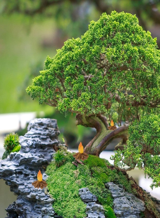 LABRIMP 4pcs Miniature Campfire Model Resin Fake Fire Decorations for Garden Bonsai and Party Settings Charming Bonfire Props for DIY Micro Scenes and Unique Decor - Image 4