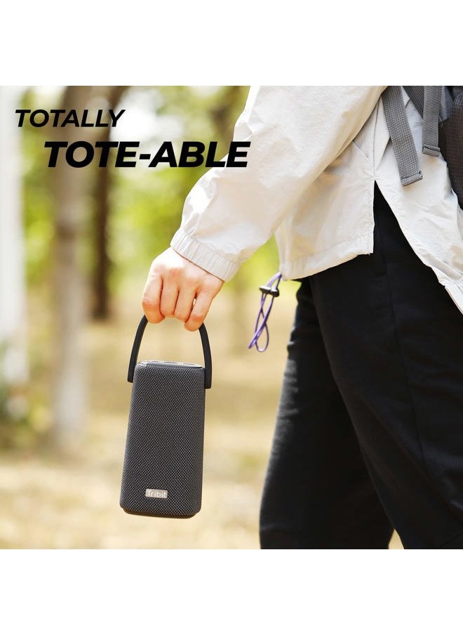Tribit - Upgraded StormBox Pro Portable Bluetooth Speaker with High Fidelity 360 Sound, Bluetooth 5.3, 3 Drivers with 2 Passive Radiators, Built-in XBass, 24H Playtime, IP67 Waterproof for Outdoors - Image 1