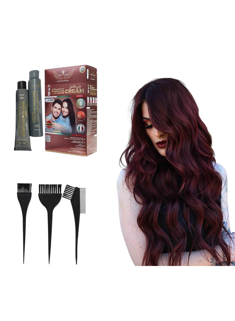 فينتاج كريم الشعر فينتاج آبل أنيروبك – صبغة شعر عضوية 100% وكريم تلوين طبيعي للشعر، 200 مل (10 في 1)، متوفر بثلاث درجات وروائح فريدة - Image 4