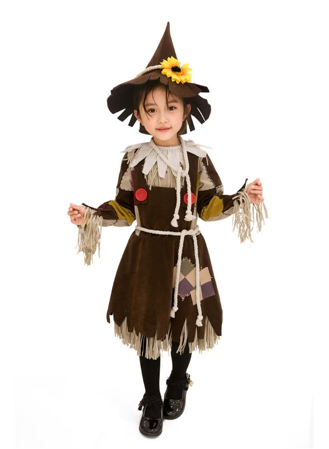 Halloween Adult Costume Fairy Tale Story "the Wizard Of Oz" Scarecrow Costume Party Drama Performance Parent-child Clothing - Image 3