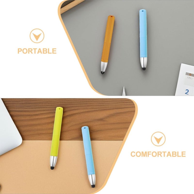 Blue Tablet Stylus Pen 3 Pack Soft Tip High Sensitivity for Drawing Writing Note Taking - Image 3