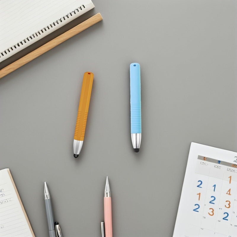 Blue Tablet Stylus Pen 3 Pack Soft Tip High Sensitivity for Drawing Writing Note Taking - Image 5