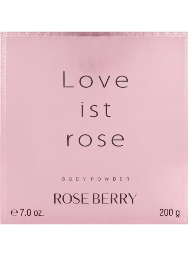 Love is Rose Body Powder 200g