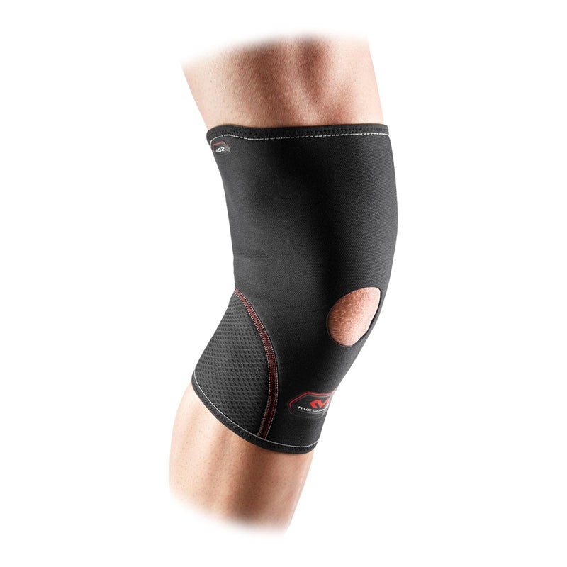 McDavid 402 Knee Support With Open Patella, Black, Large - Image 1