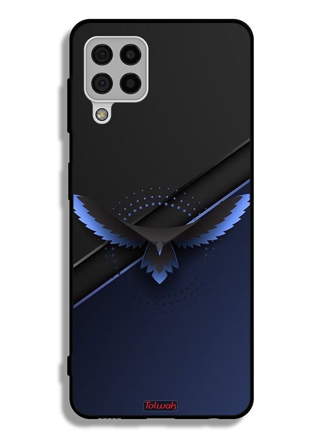 Tolwak Samsung Galaxy A22 4G Protective Case Cover Eagle Digital Abstract Art - Image 1