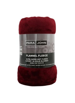 PARAJOHN Flannel Fleece Blanket Double Size For All Season Fluffy Blanket Warm Bed Throws For Sofa And Bed Comfortable And Soft Double Flannel Fleece Blanket 220x200  - Image 4
