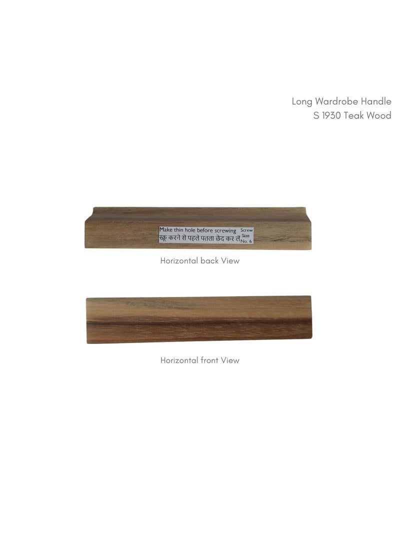Generic Wooden Handle S1930 Teak Wood 42 inch  - Image 4