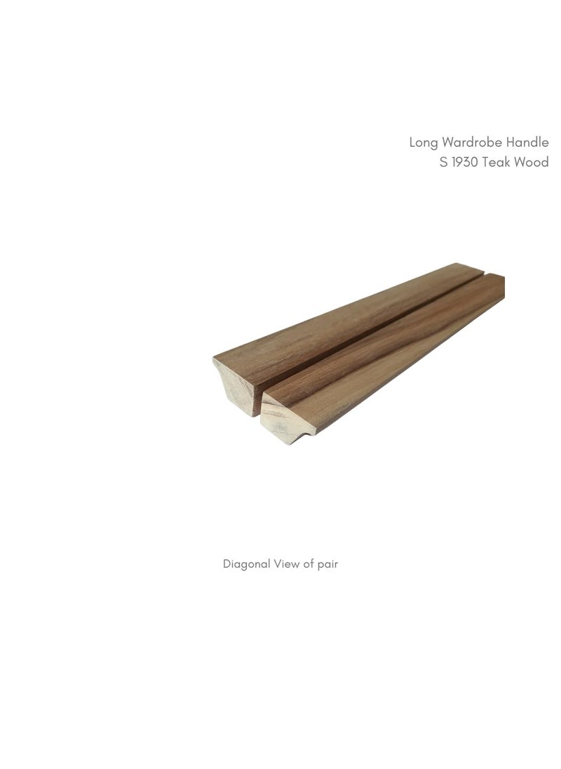 Generic Wooden Handle S1930 Teak Wood 42 inch  - Image 5