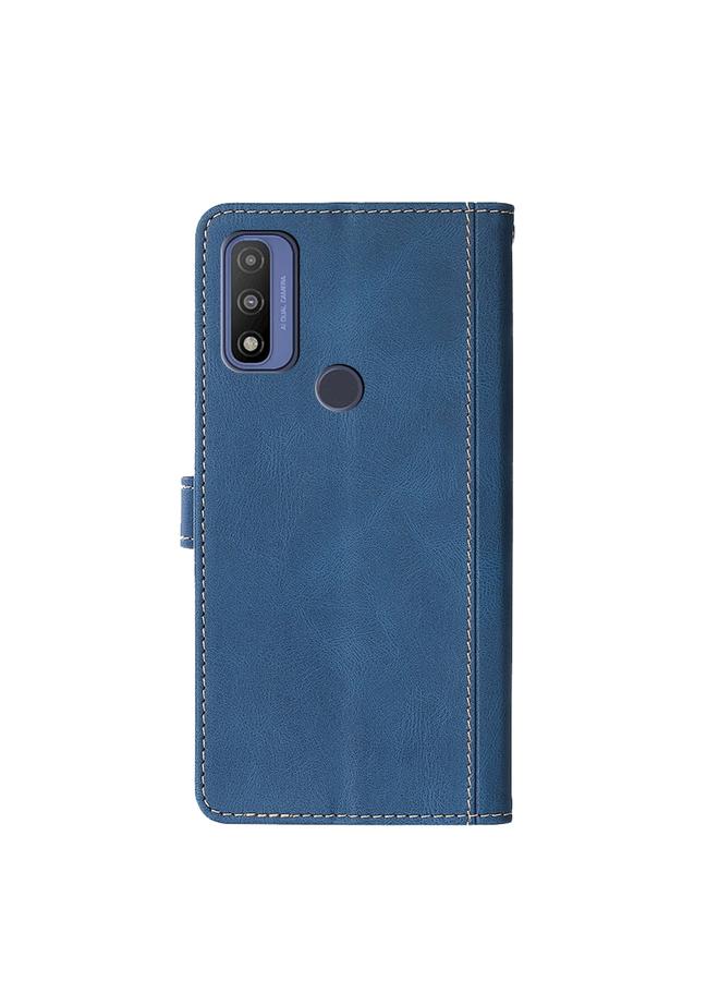 S-TOP Case For Motorola G Pure Stitching Skin Feel Magnetic Buckle PU Leather Phone Case - Image 3