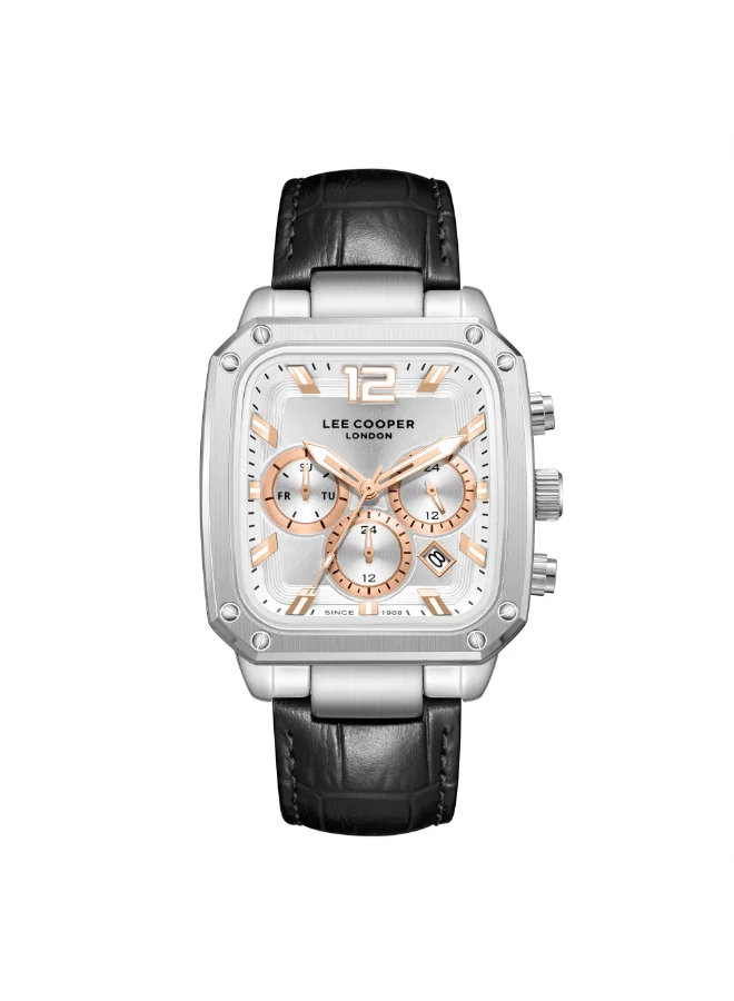 Men's Leather Multi Function Watch LC08184.331 - 39X49 mm