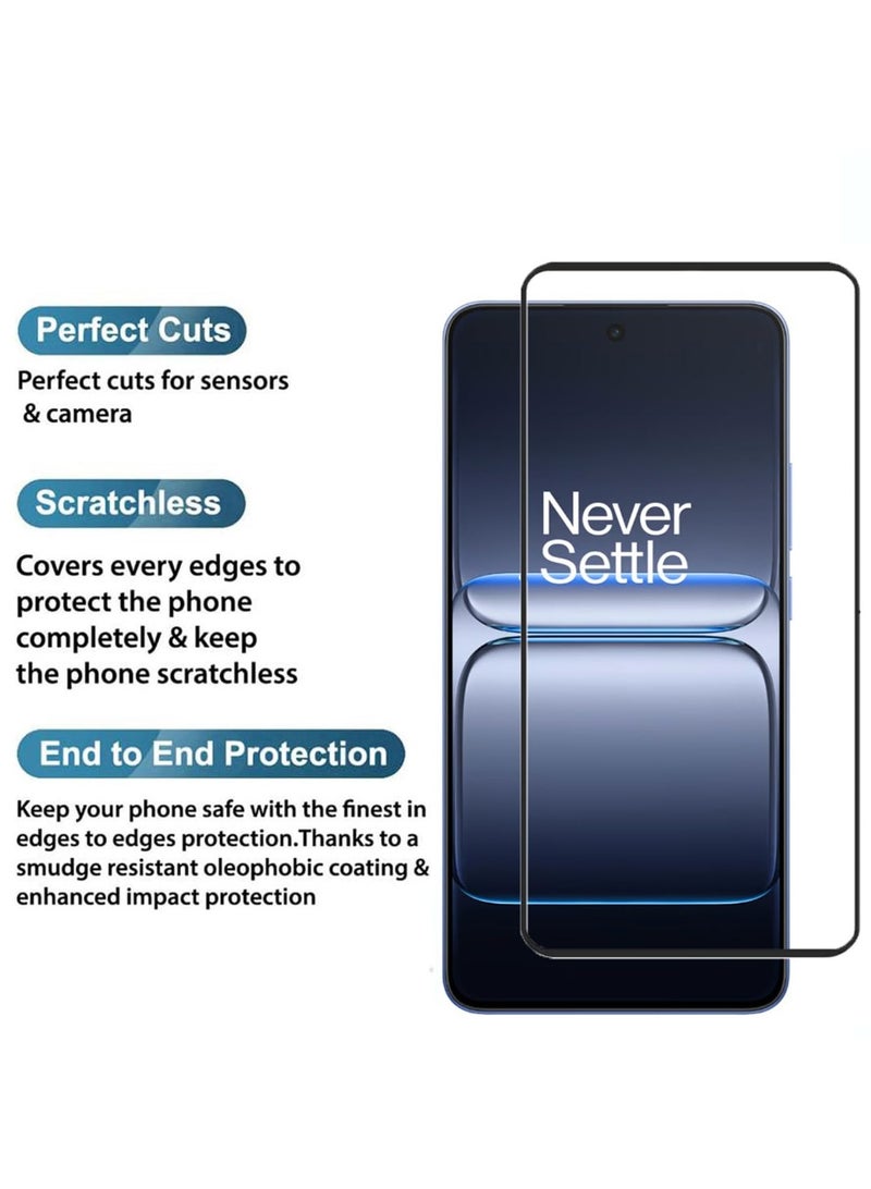 Screen Protector for Oneplus Nord CE 5 5G Tempered Glass Screen Protector Edge to Edge Glass Anti Fingerprint 3D Scratch Proof Screen Glass for Oneplus Nord CE 5 - Image 5