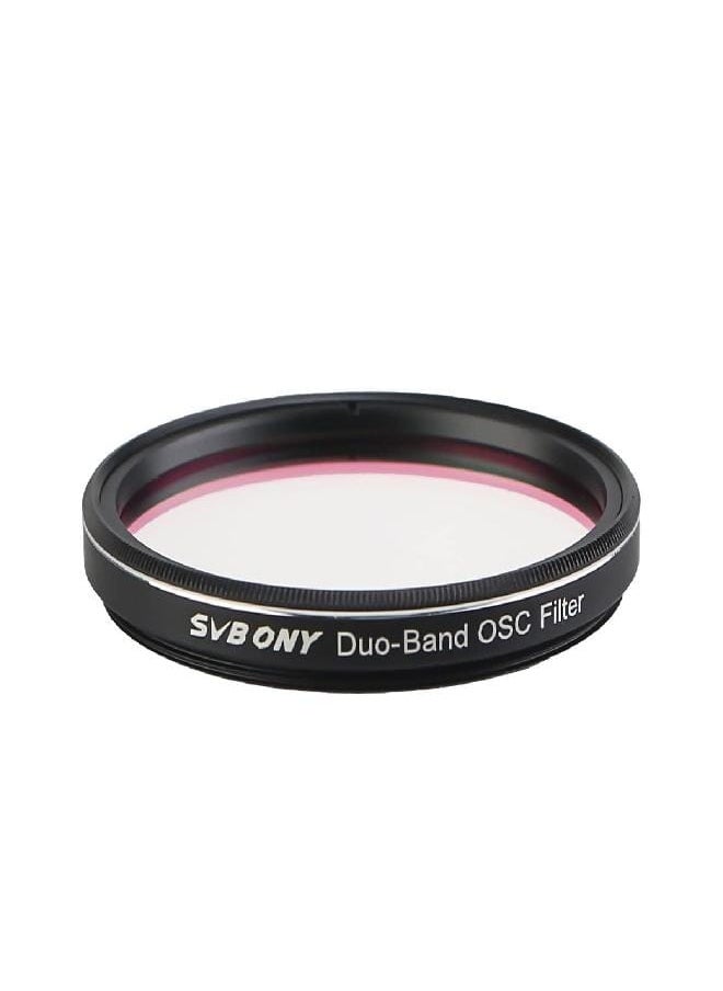 SVBONY SV220 Telescope Filter, Dual-Band Nebula Filter, H-Alpha and O-III Narrowband Filter for One-Shot Color Cameras, Light Pollution Filter for Astrophotography (2 inches)  - Image 1