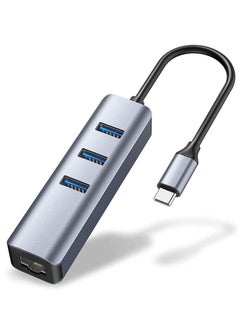 SYOSI USB C to Ethernet Adapter RJ45 to USB C Thunderbolt 3 Type-C Gigabit Ethernet LAN Network Adapter, Compatible for MacBook Pro 2021 2020 2019 2018 2017 MacBook Air Dell XPS and More  - Image 1