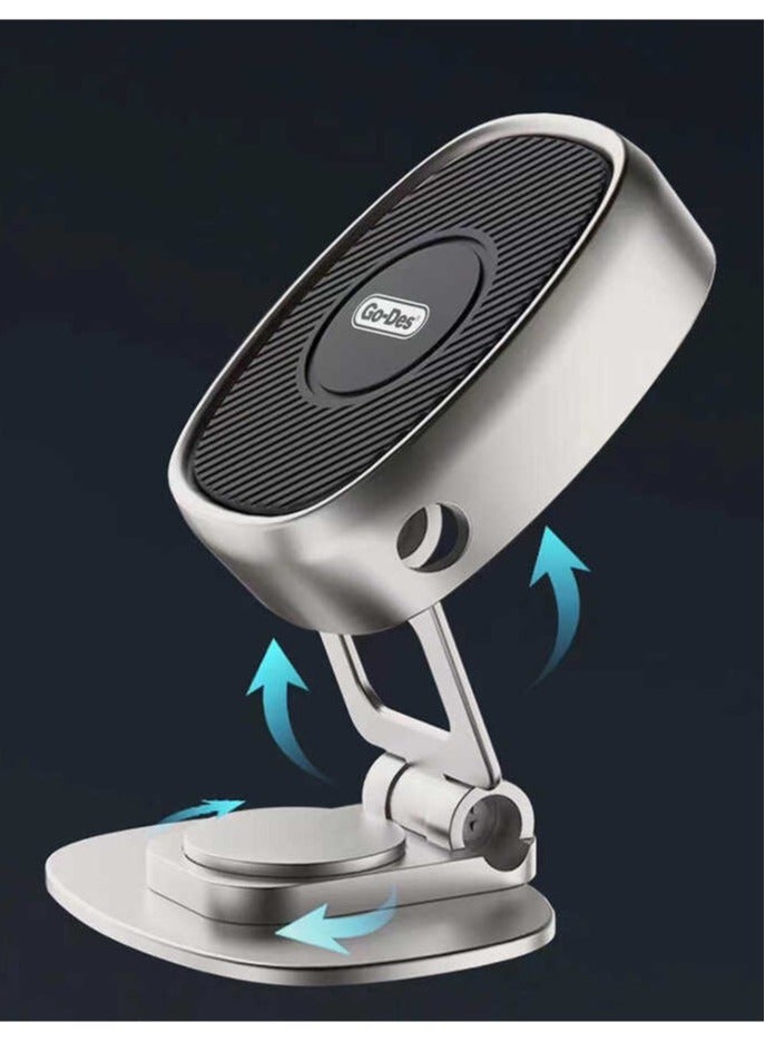 GO-DES "Go-Des GD-HD788 Magnetic Car Interior Phone Holder with Flat Surface Design" - Image 3
