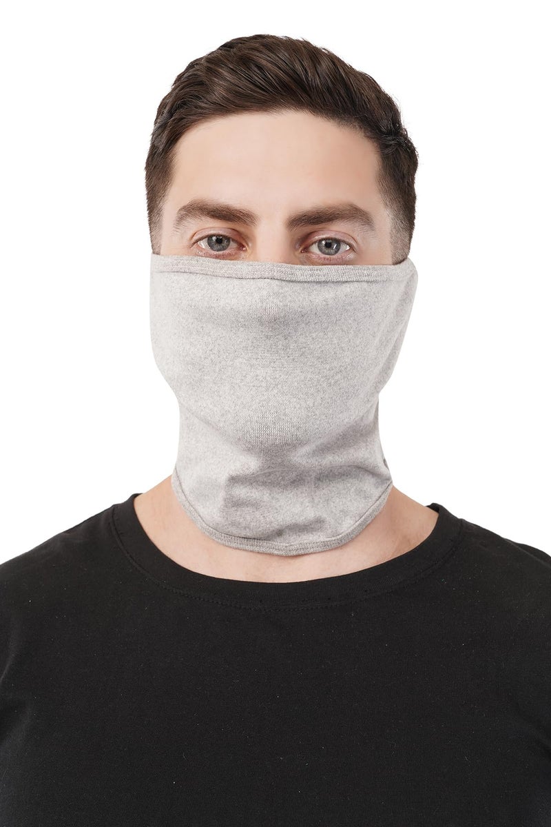 PrimeBox Biker Face Mask for Men Women Helmet Balaclava Cotton Bike Riding Face Mask Pack of 3 Half Ninja Rider Mask (Light Grey 3pcs) - Image 4