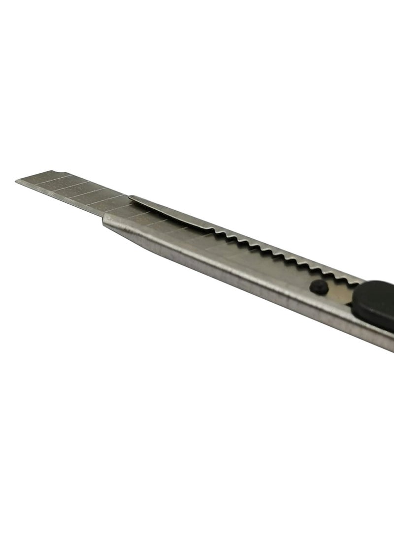 Cutter Knife High Quality Paper Cutting Metal Knife Retractable Pocket Cutter Breakaway Blade Utility Knife  - Image 4