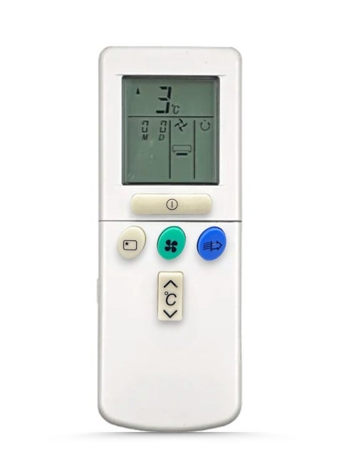 Air Conditioning Remote Control for Hitachi Air Conditioner, Compatible with Original Air Conditioner Remote Control for RAR-2A1 RAR-52P1 RAR-2SP1 RAR-3U4 RAR-2P2 RAR-3U3 RAR-52P2 RAR-2P1