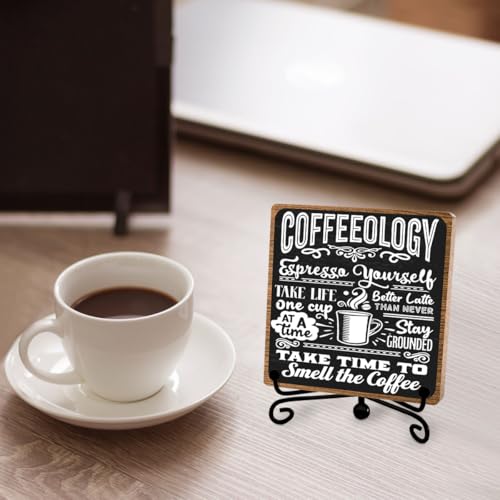 Toerifer Funny Coffee Bar Accessories - Table Decorations & Desk Shelf Cubicles for Coffee Bar Decoration - Image 4
