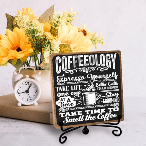 Toerifer Funny Coffee Bar Accessories - Table Decorations & Desk Shelf Cubicles for Coffee Bar Decoration - Image 3