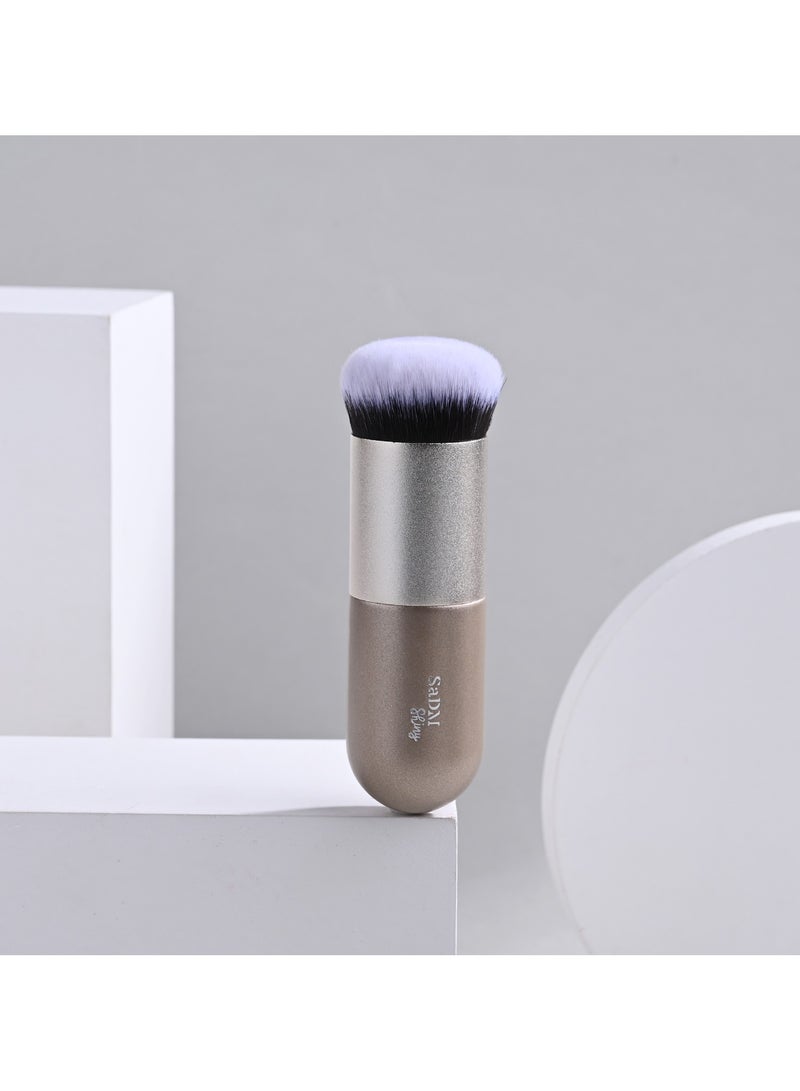 SaDM Shiny SaDM Shiny Chubby Foundation Brush – Portable, Multipurpose Brush for Flawless Makeup Application  - Image 3