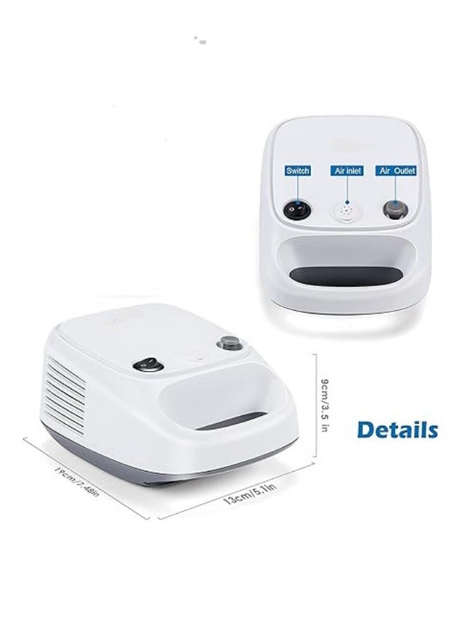 Generic Portable Respiratory Inhaler with Full Mask Kit & Extra Filters – Instant Steam Generation – For Adults & Children – Ideal for Asthma & Bronchitis  - Image 2