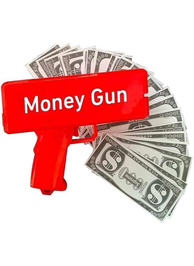 ELTRAZONE Super Money Shooter Toy – Battery Operated Fun Money Gun with Play Cash | Ultimate Party Prop for Birthdays, Weddings, Events & Celebrations | Exciting & Easy to Use – Unleash Fun Instantly! - Image 3