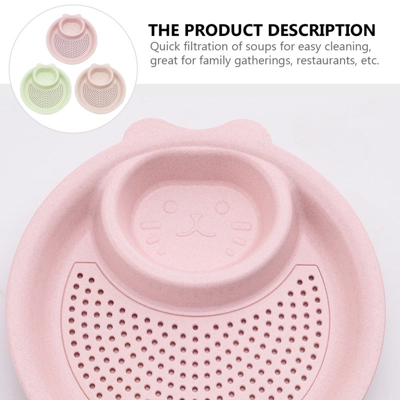 3pcs Dumpling Plates Double-layer Draining Dipping Plates for Kitchen - Image 4