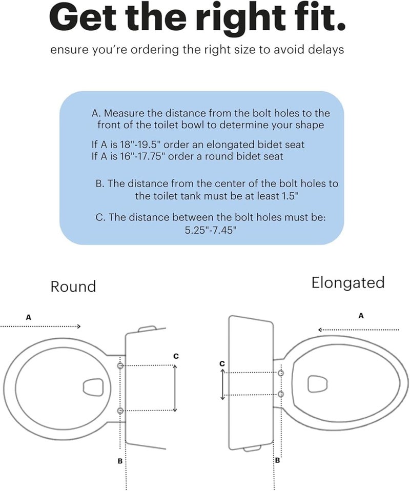 Brondell Brondell Bidet Toilet Seat S1400 Smart Toilet Seat Dual StainlessSteel SelfCleaning Nozzle With Clean Plus Technology Endless Warm Water Bidet Warm Air DryerNightlight Heated Seat Elongated  - Image 2